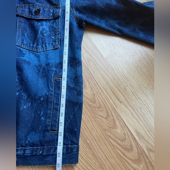 Vintage Rare One-OF-A-Kind‎ 70’s Acid Wash Denim Trucker Jacket Men’s M - Picture 9 of 14